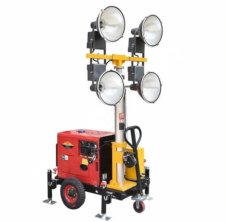 Outdoor Power Generator - Hoogwaardige draagbare mobiele lichtmast op batterijen