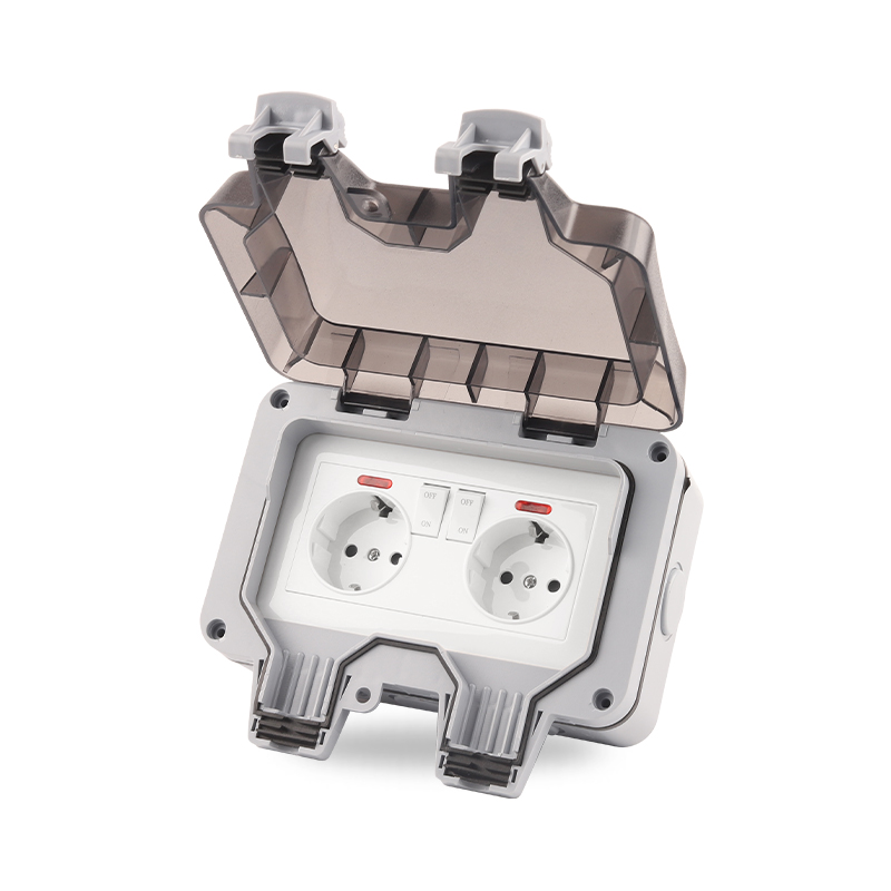 Outdoor Power Outlet Waterproof - IP66 Eu Duitsland Standaard Waterdichte Outdoor