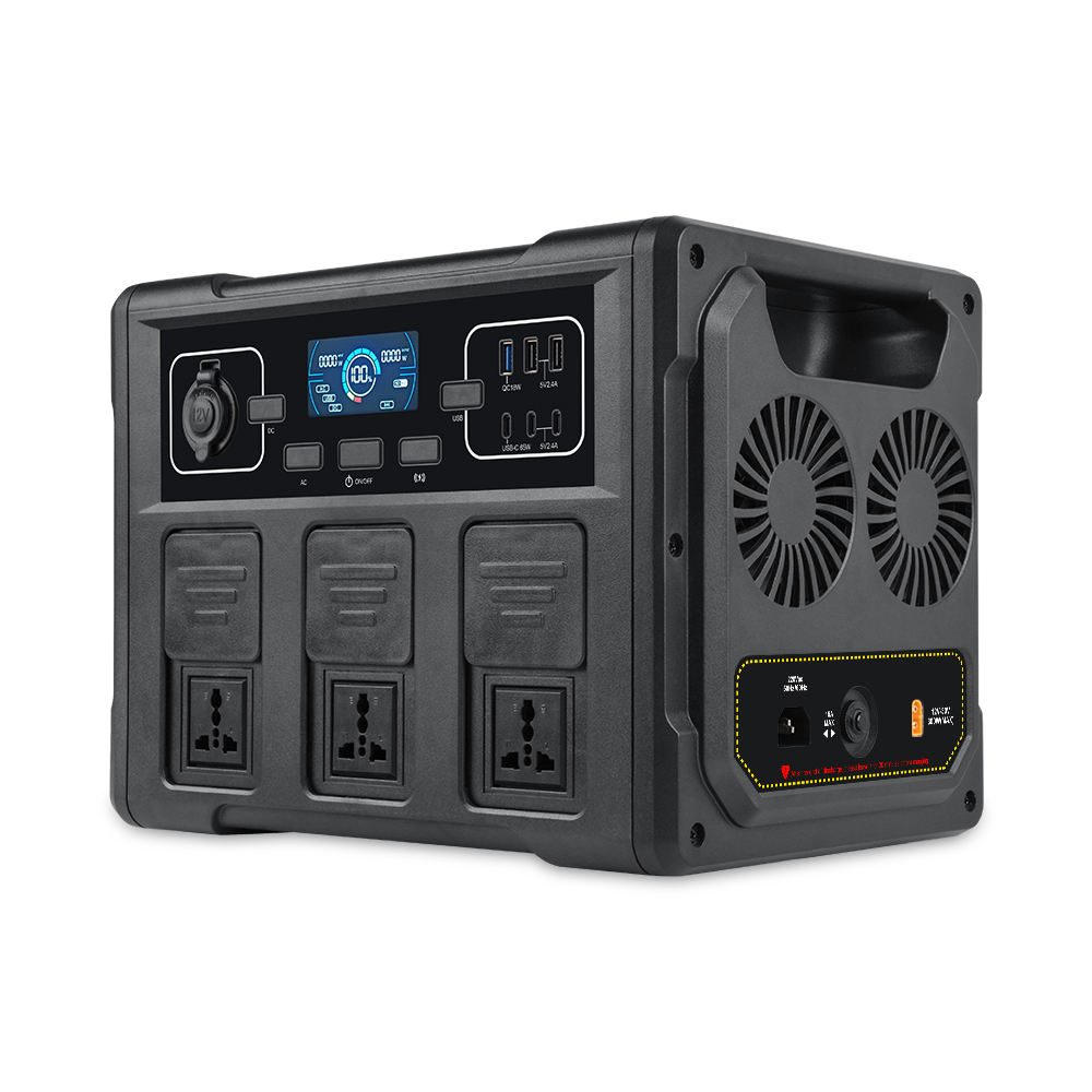 Outdoor Power Generator - 1200W Draagbare Zonnegenerator, LiFePO4 Batterij MPPT
