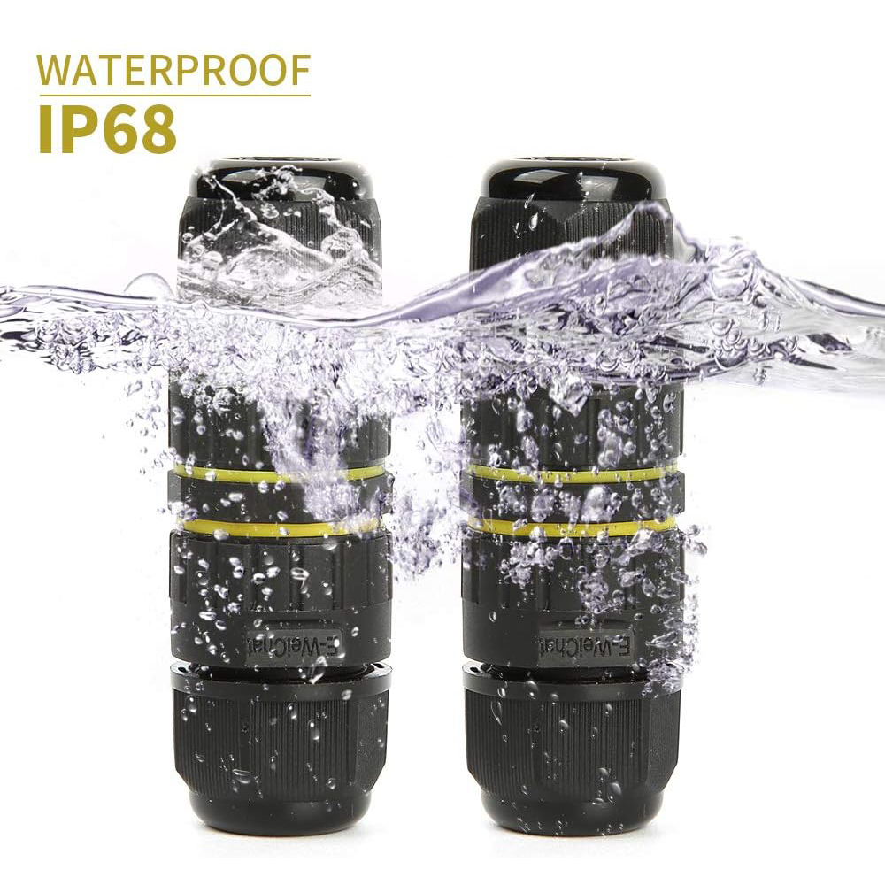 Outdoor Power Distribution Box - 2-weg 2/3-pins IP68 waterdichte buitenaansluitdoos voor