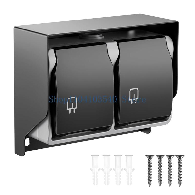 Outdoor Power Outlet Waterproof - 02DC Elektrische uitlaat Huishouden Twee holesbus