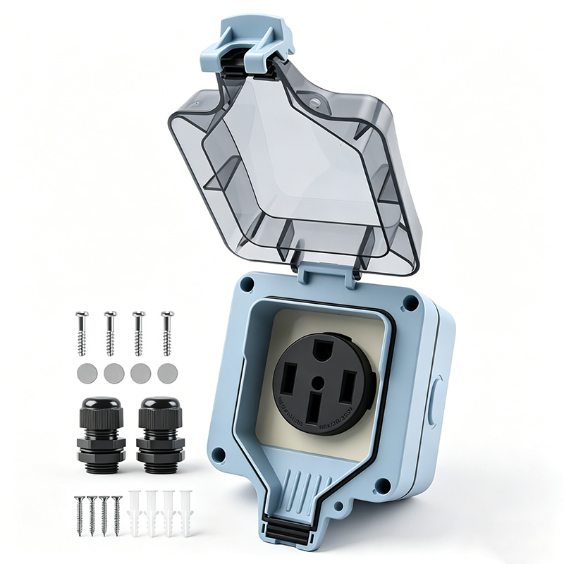 Outdoor Power Outlet Waterproof - Outdoor Power Outlet Box Waterdicht IP66