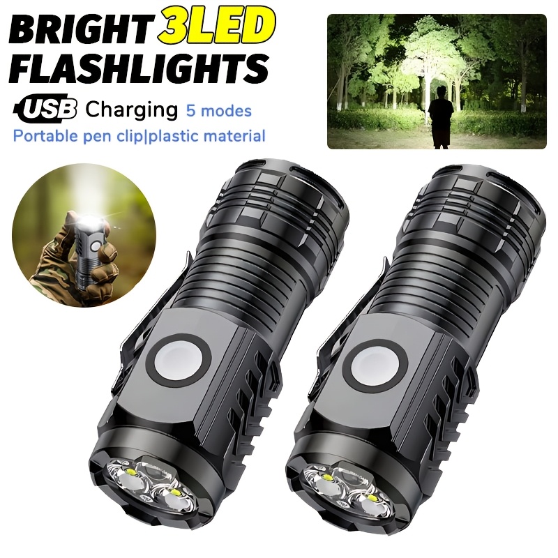 Outdoor Power Supply - Draagbare mini LED-handzaklamp Krachtige zaklamp voor