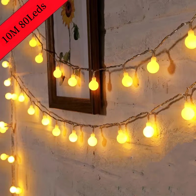 Outdoor Power For Wedding - USB/batterij-aangedreven lichtslingers Globe lichtslingers Waterdichte buitenlamp