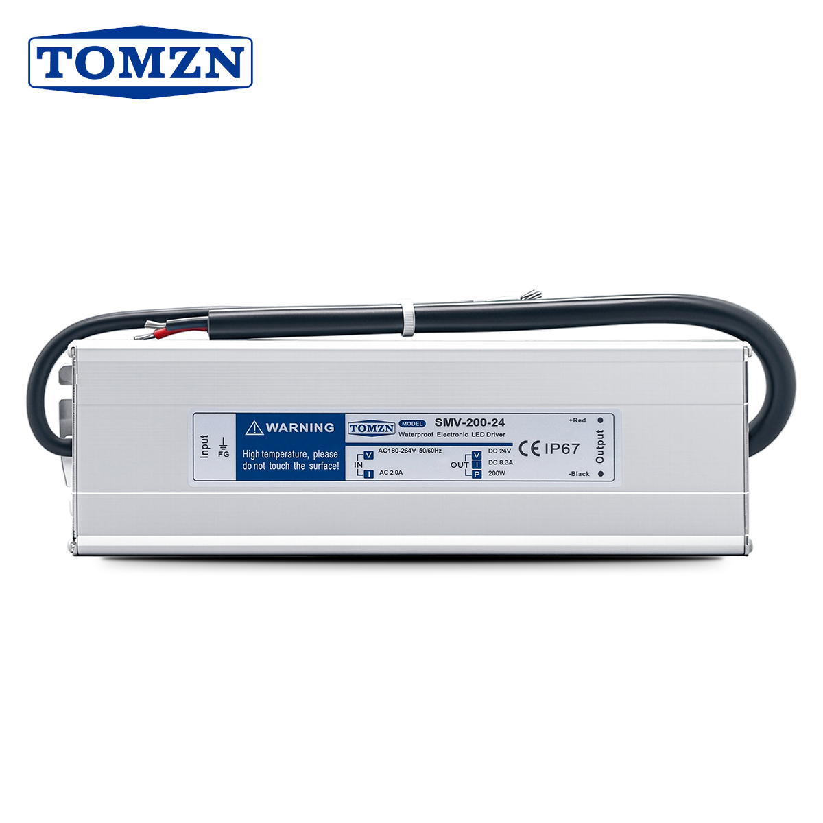 Outdoor Power Transformer - TOMZN 200W Waterdichte LED Driver IP67