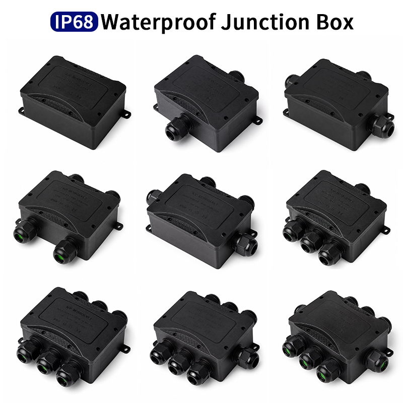 Outdoor Power Distribution Box - IP68 Waterdichte Junction Box 2-8 Way