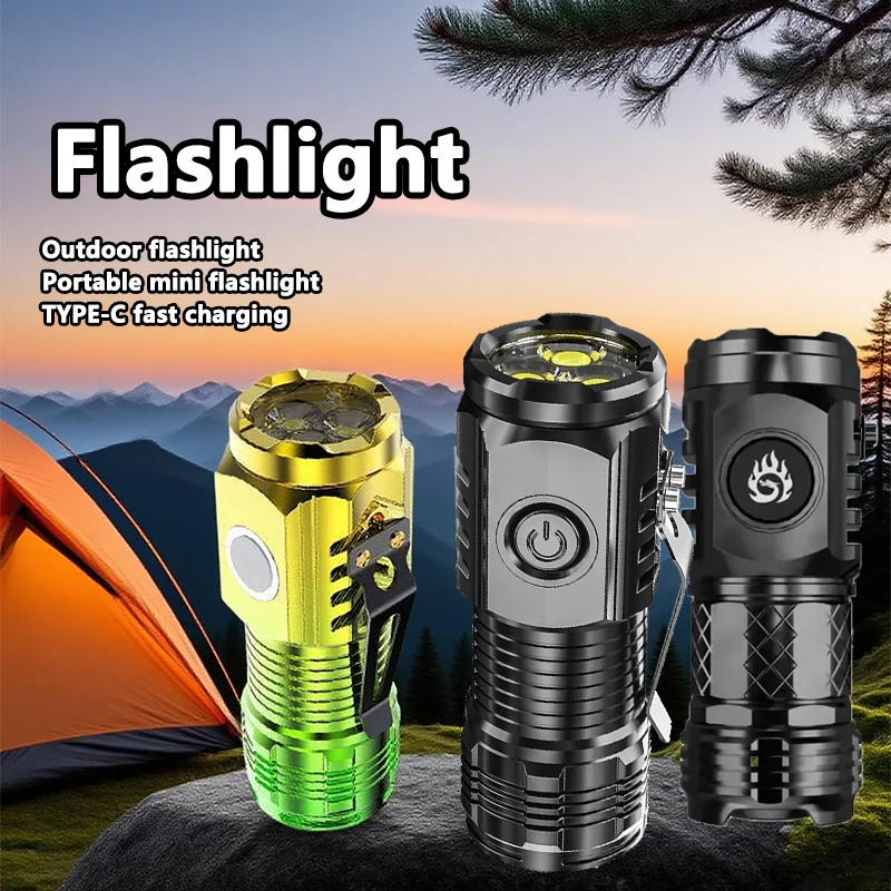 Outdoor Power Supply - Superheldere MINI LED-zaklamp Zaklamp Oplaadbare visverlichting
