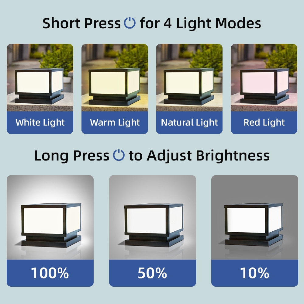 LED-zonneverlichting voor buit - Outdoor Power Post recensie en prijs