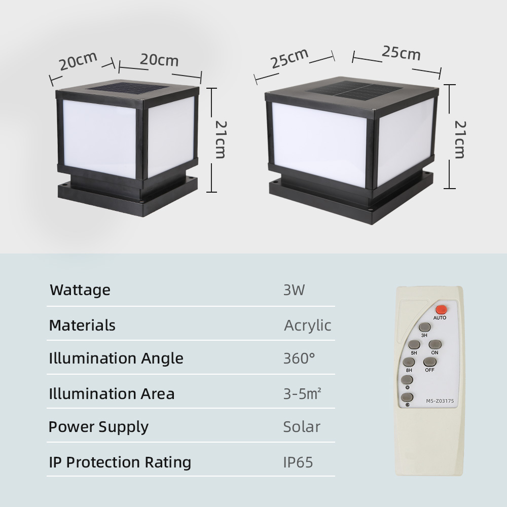 LED-zonneverlichting voor buit - Outdoor Power Post recensie en prijs