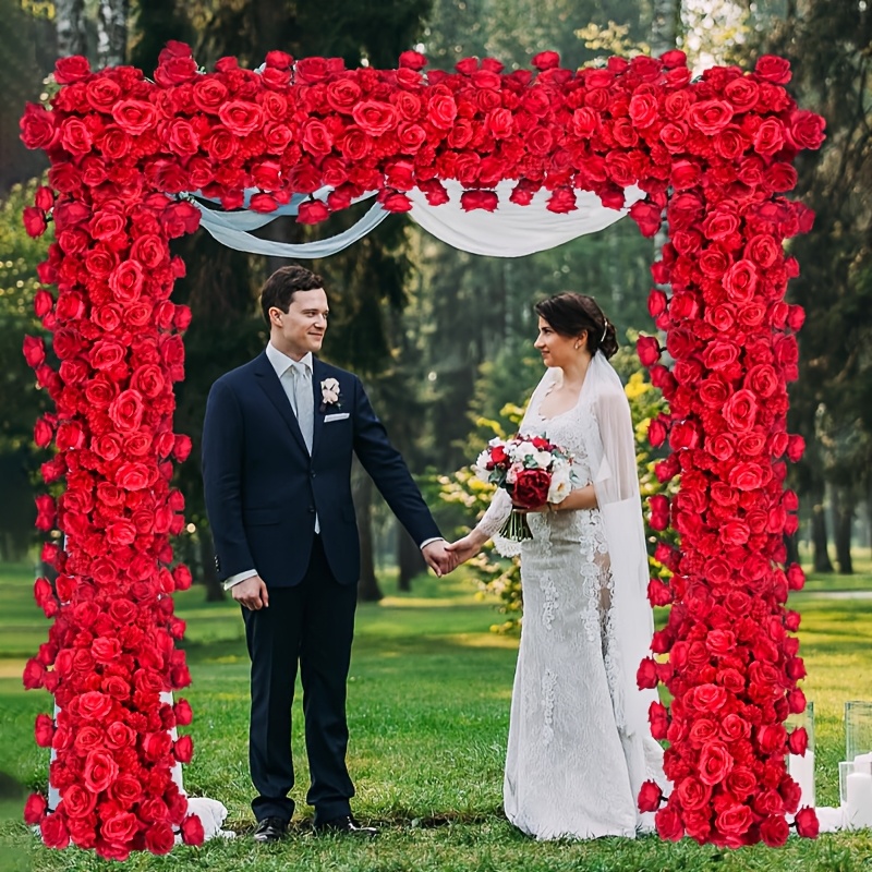 [Romantische Rozenbloemenboog] - Outdoor Power For Wedding recensie en prijs