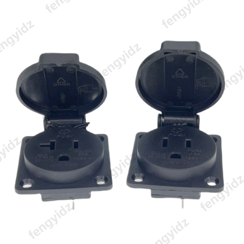 Zwart 125V 15A 20A IP44 CE Ame - Outdoor Power Outlet Waterproof recensie en prijs