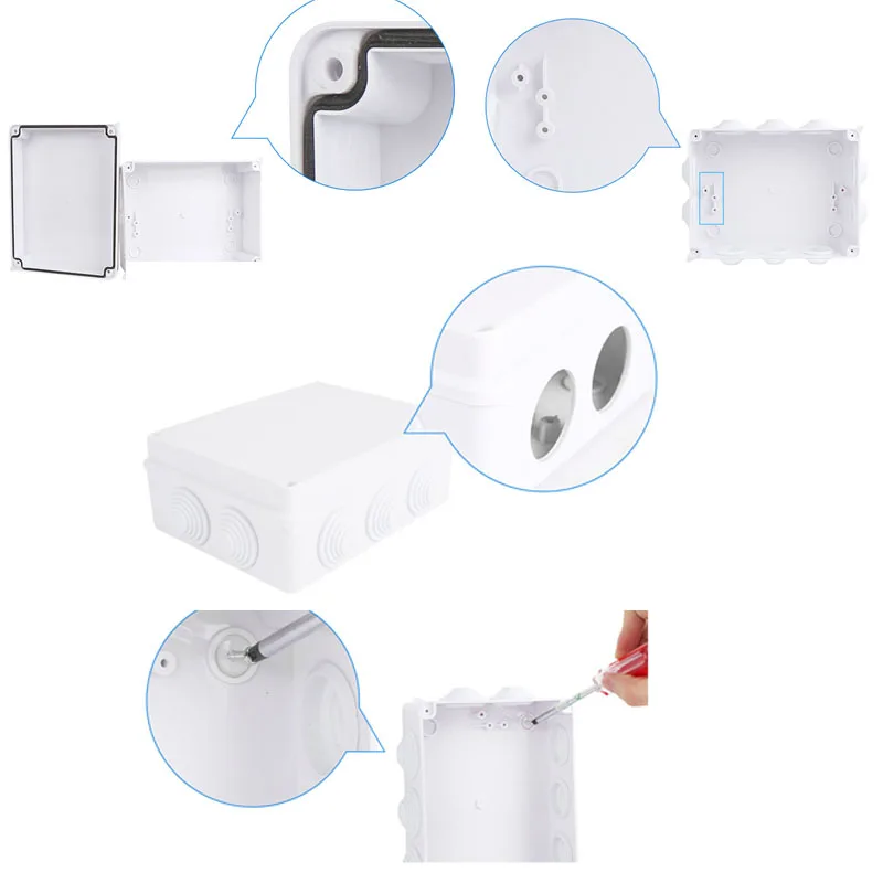 Outdoor waterdichte power box  - Outdoor Power Cable Junction Box recensie en prijs