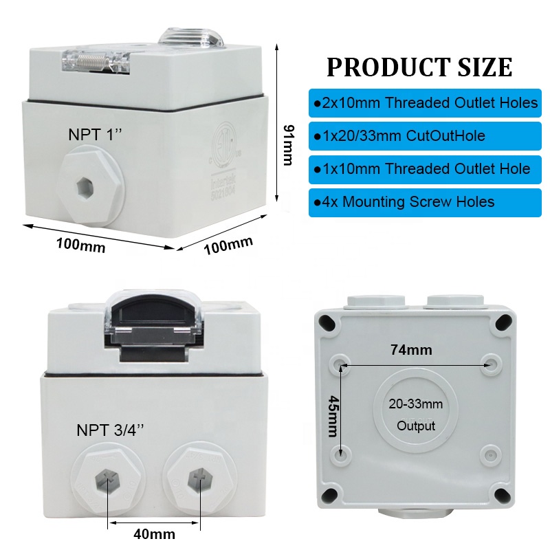 50 Amp Generator RV Power Inle - Outdoor Power Outlet Waterproof recensie en prijs