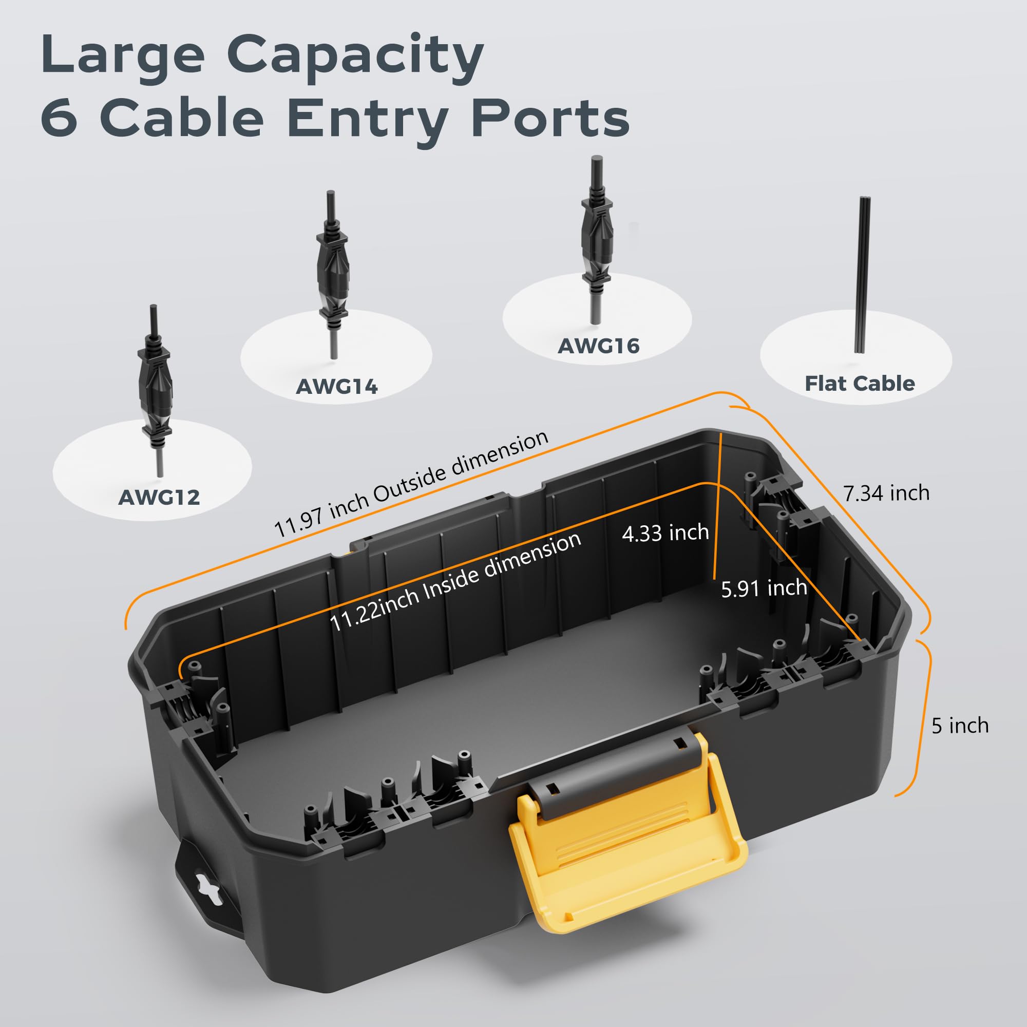 Diivoo waterdichte stopcontact - Outdoor Power Inlet Box recensie en prijs