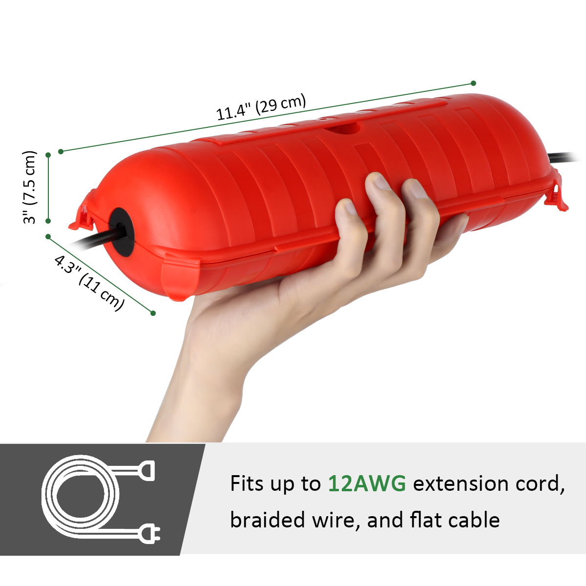 Weerbestendige IP54 buitenverl - Outdoor Power Outlet Waterproof recensie en prijs