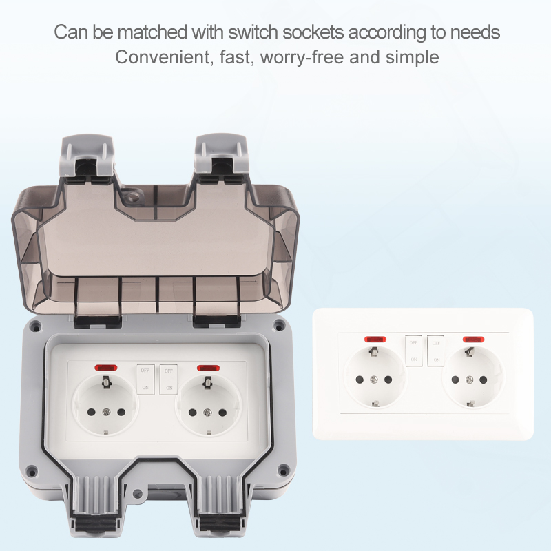IP66 Eu Duitsland Standaard Wa - Outdoor Power Outlet Waterproof recensie en prijs