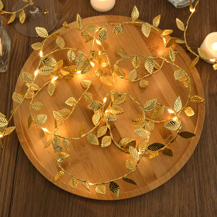 Gouden blad rotan koperdraad l - Outdoor Power For Wedding recensie en prijs