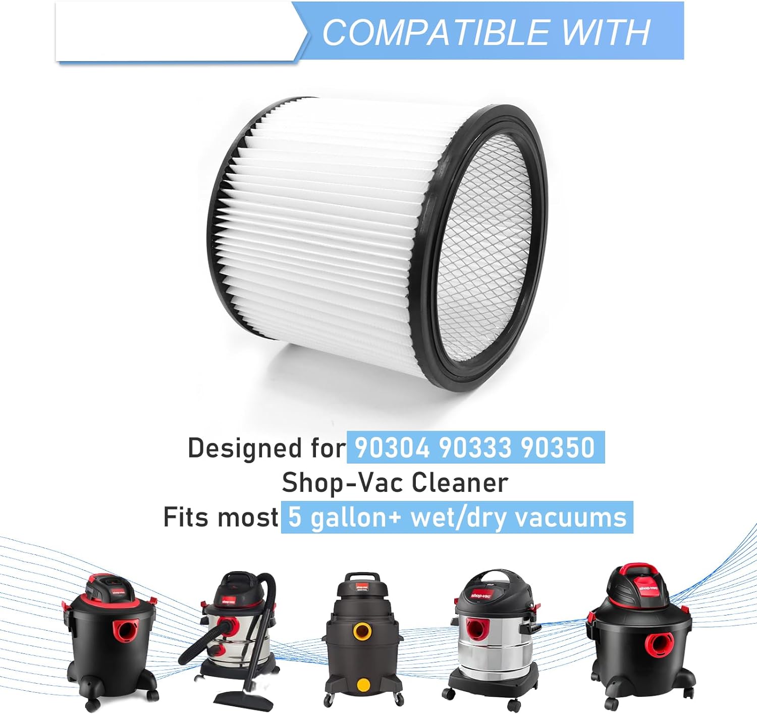 Vervangingsfilter voor Shop-Va - Wet Dry Vacuum Shop recensie en prijs