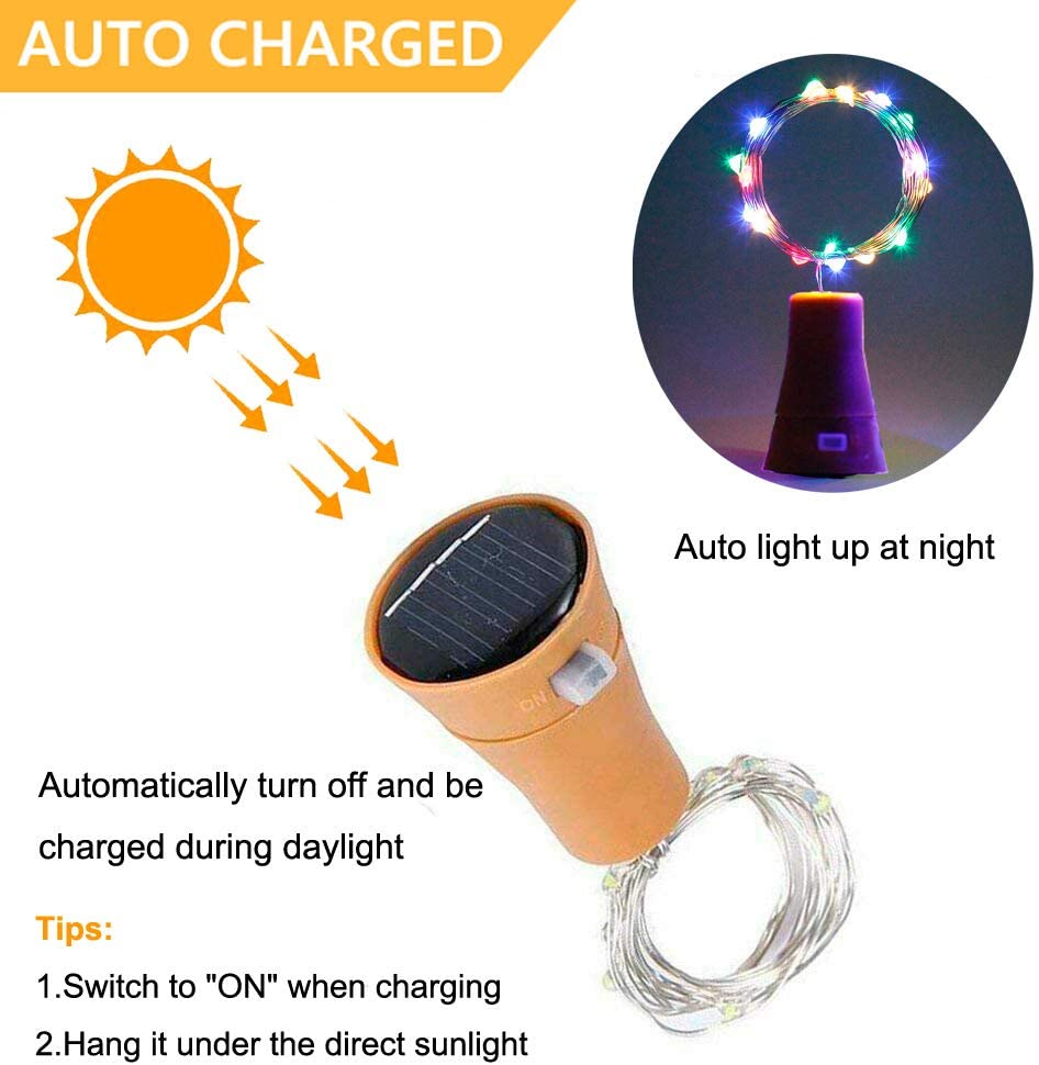 Zonne Wijnfles Led String Fee  - Outdoor Power For Wedding recensie en prijs