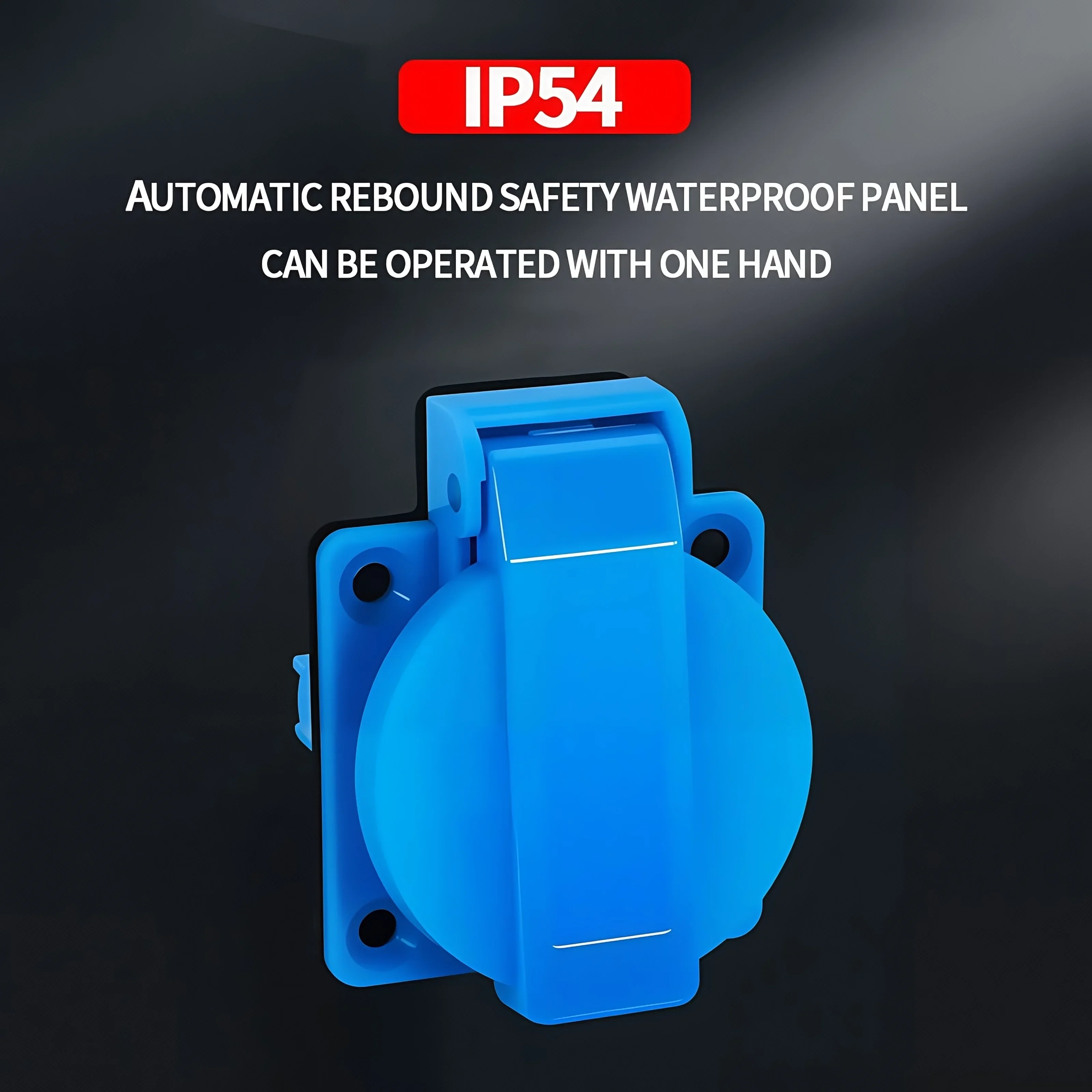 IP54 16A waterdichte industrië - Outdoor Power Outlet Waterproof recensie en prijs