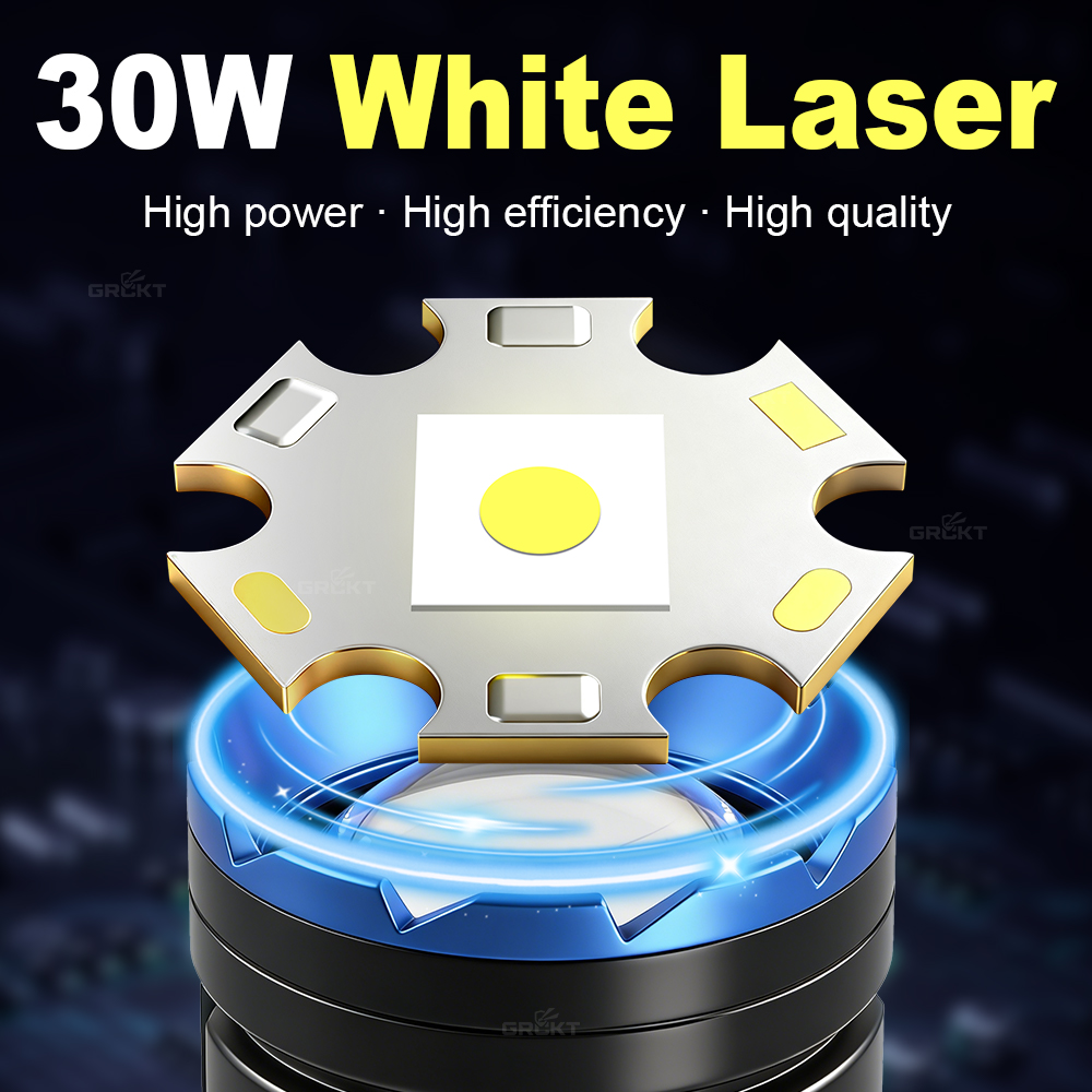 Witte laser-campingzaklamp, op - Outdoor Power Supply recensie en prijs