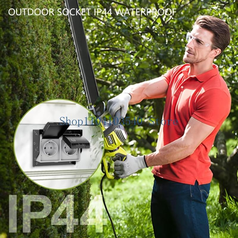 02DC Elektrische uitlaat Huish - Outdoor Power Outlet Waterproof recensie en prijs
