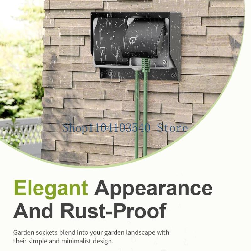 02DC Elektrische uitlaat Huish - Outdoor Power Outlet Waterproof recensie en prijs