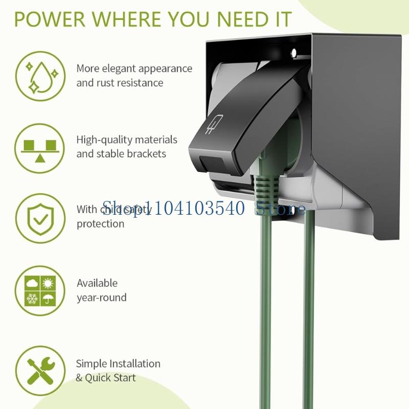 02DC Elektrische uitlaat Huish - Outdoor Power Outlet Waterproof recensie en prijs