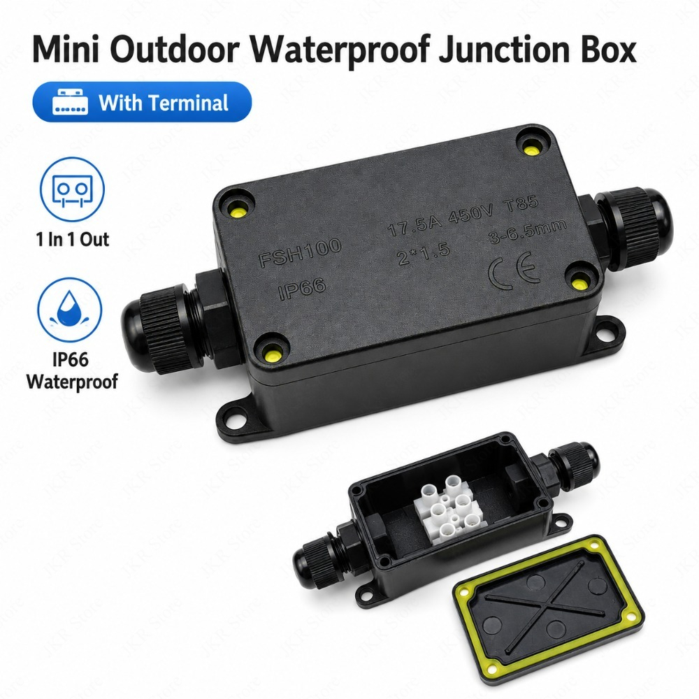 IP66 afgedichte draadaansluitd - Outdoor Power Cable Junction Box recensie en prijs