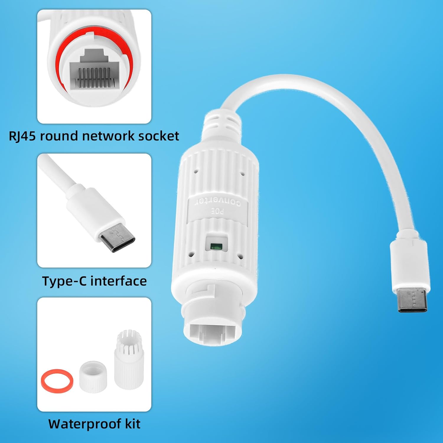 POE naar USB-C stroomconverter - Outdoor Power Monitor recensie en prijs