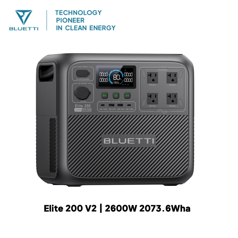 【Renew】BLUETTI Elite 200 V2 dr - Outdoor Power Generator recensie en prijs