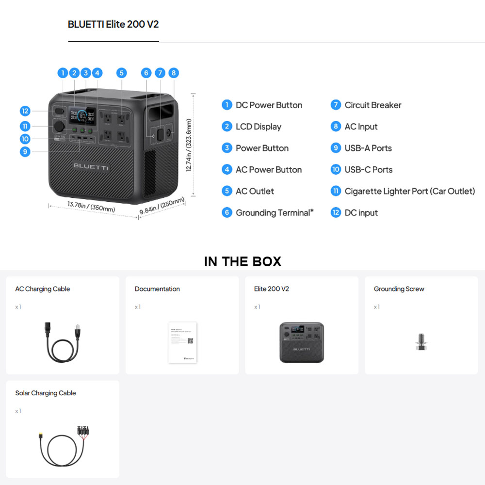 【Renew】BLUETTI Elite 200 V2 dr - Outdoor Power Generator recensie en prijs