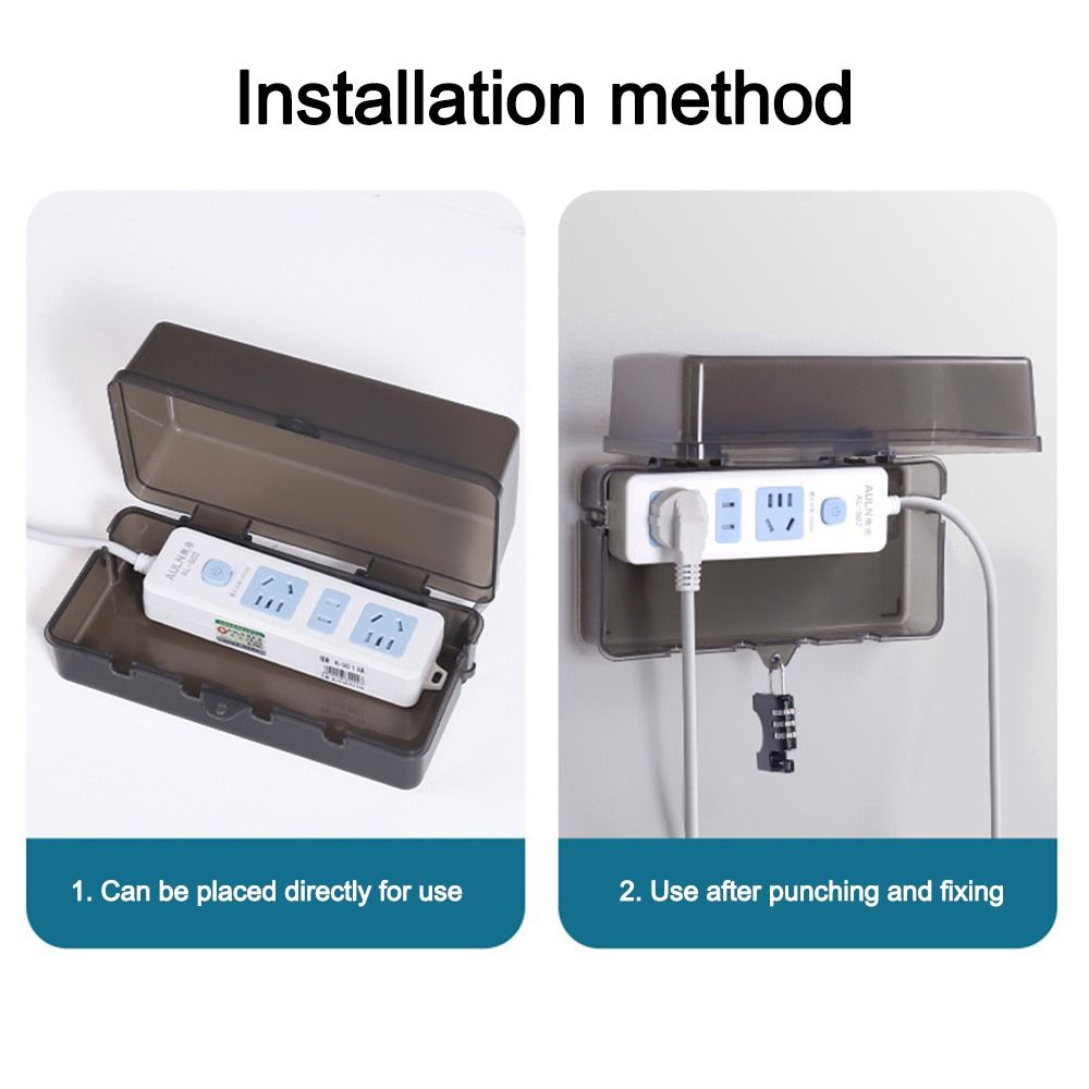 Draagbare kunststof stekkerdoo - Outdoor Power Outlet Waterproof recensie en prijs