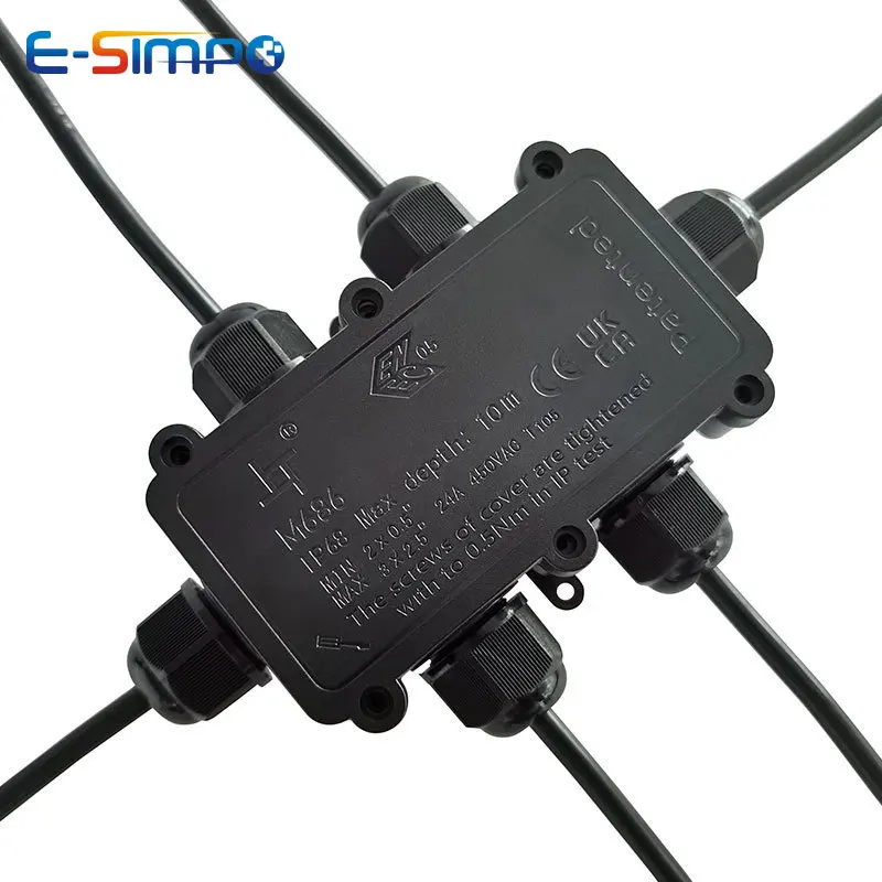 6Way 1IN5Out IP68 Onderwater N - Outdoor Power Cable Junction Box recensie en prijs