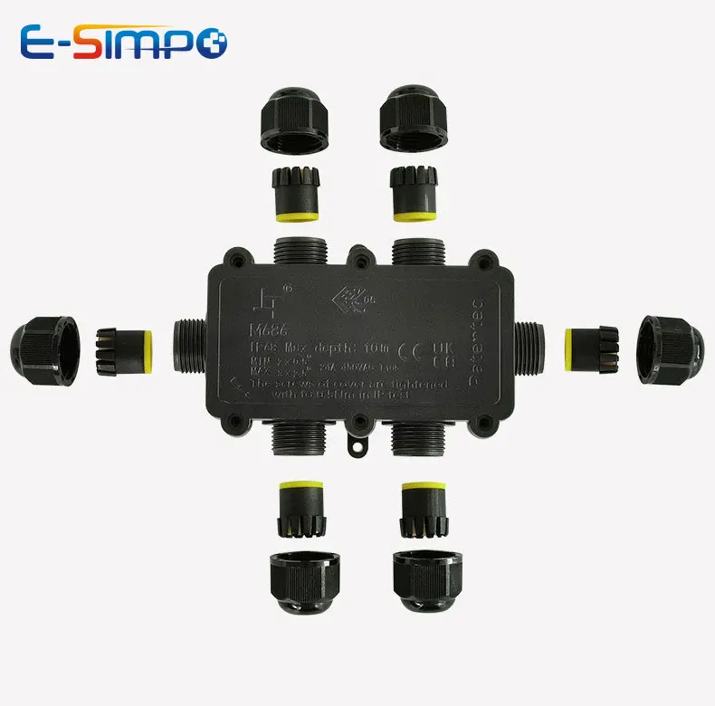6Way 1IN5Out IP68 Onderwater N - Outdoor Power Cable Junction Box recensie en prijs