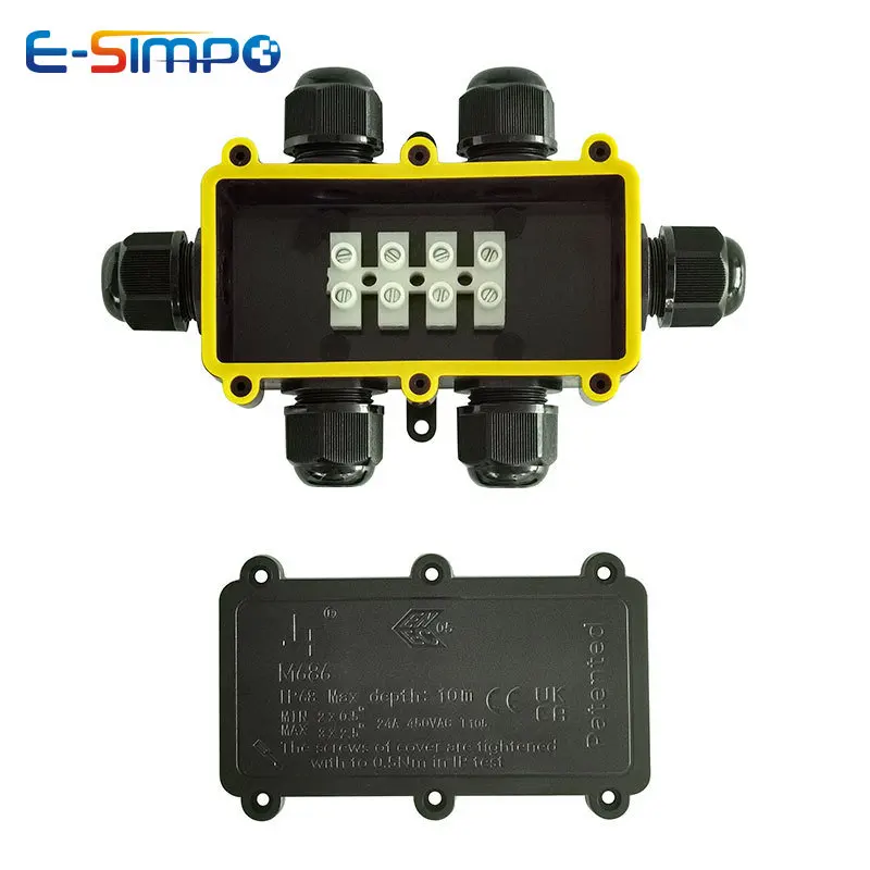 6Way 1IN5Out IP68 Onderwater N - Outdoor Power Cable Junction Box recensie en prijs