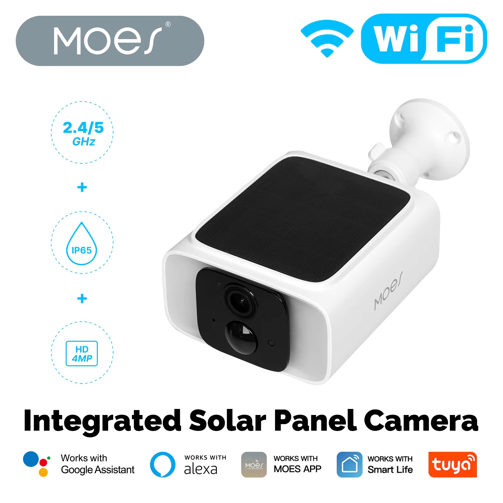 MOES Tuya Smart WiFi Solar Pow - Outdoor Power Monitor recensie en prijs