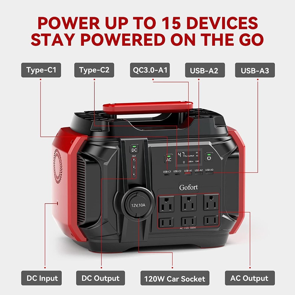 Draagbare Power Station 540Wh/ - Outdoor Power Generator recensie en prijs
