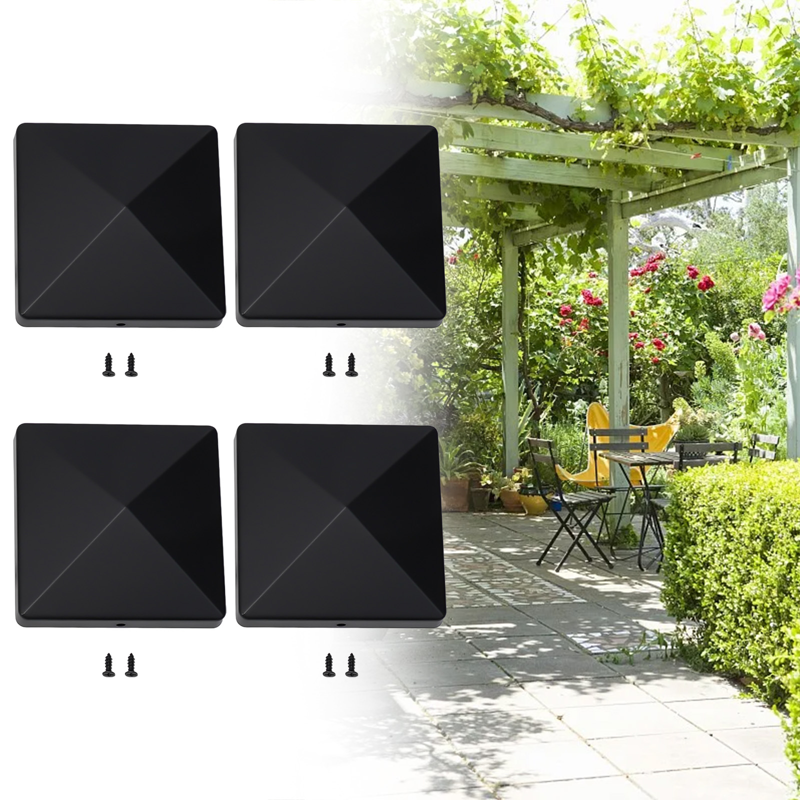 4 Inch Plastic Afrastering Pet - Outdoor Power Post recensie en prijs